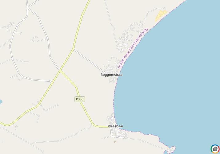 Map location of Boggoms Bay